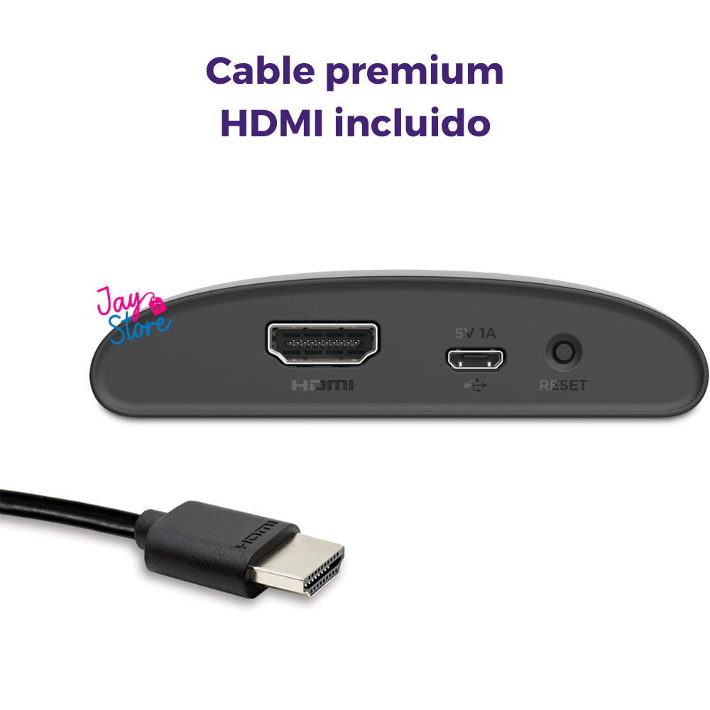 Roku Express TV HD 2022 Control Remoto Reproductor Streaming - Convertidor a Smart TV